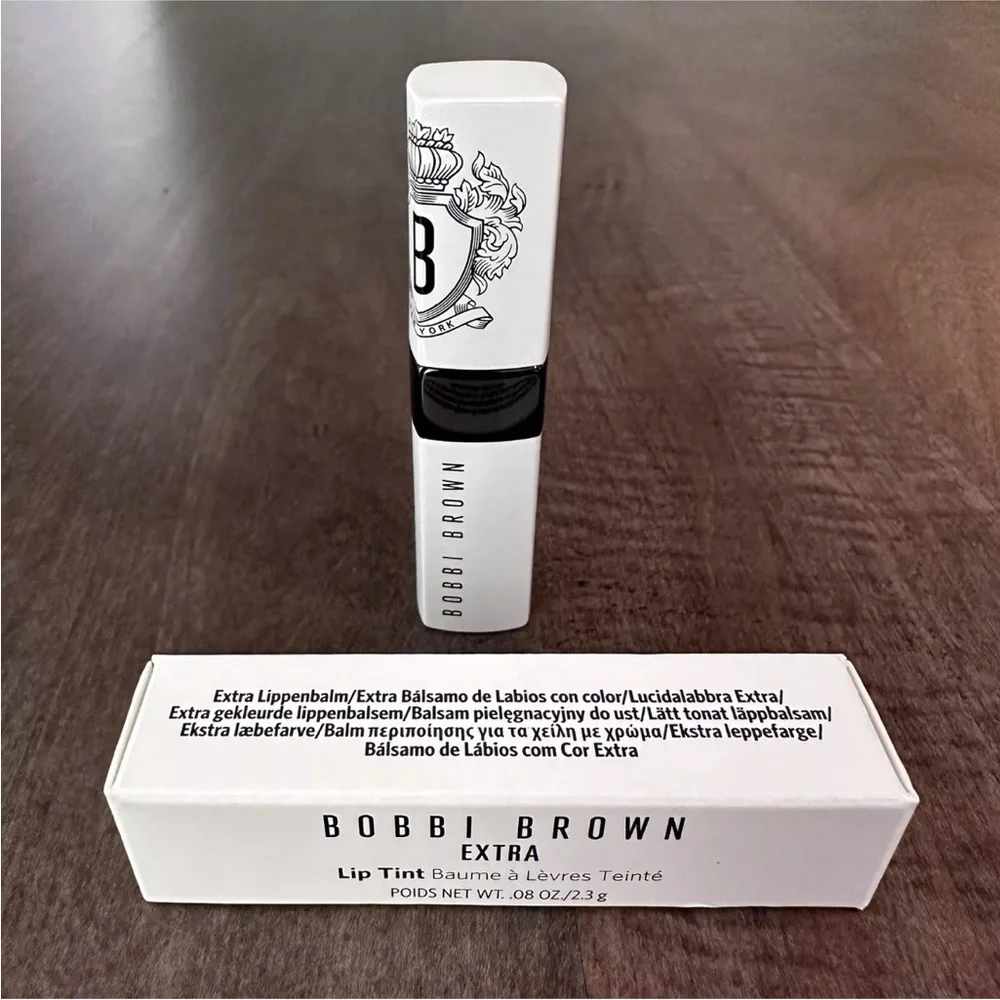Bobbi Brown Extra Lip Tint Balm shade 04 Bare Claret Burnt Sheer Red Tint